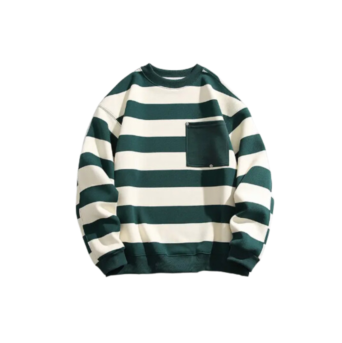 striped crew neck season one